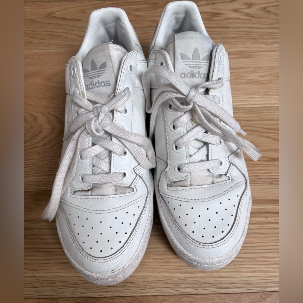 Adidas Originals White Platform Sneakers Size 8